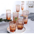 Capas de vaso de vino de agua de color naranja personalizado
